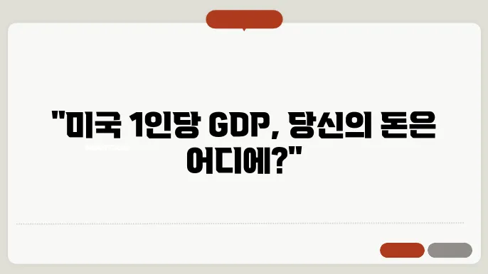 미국 1인당 gdp