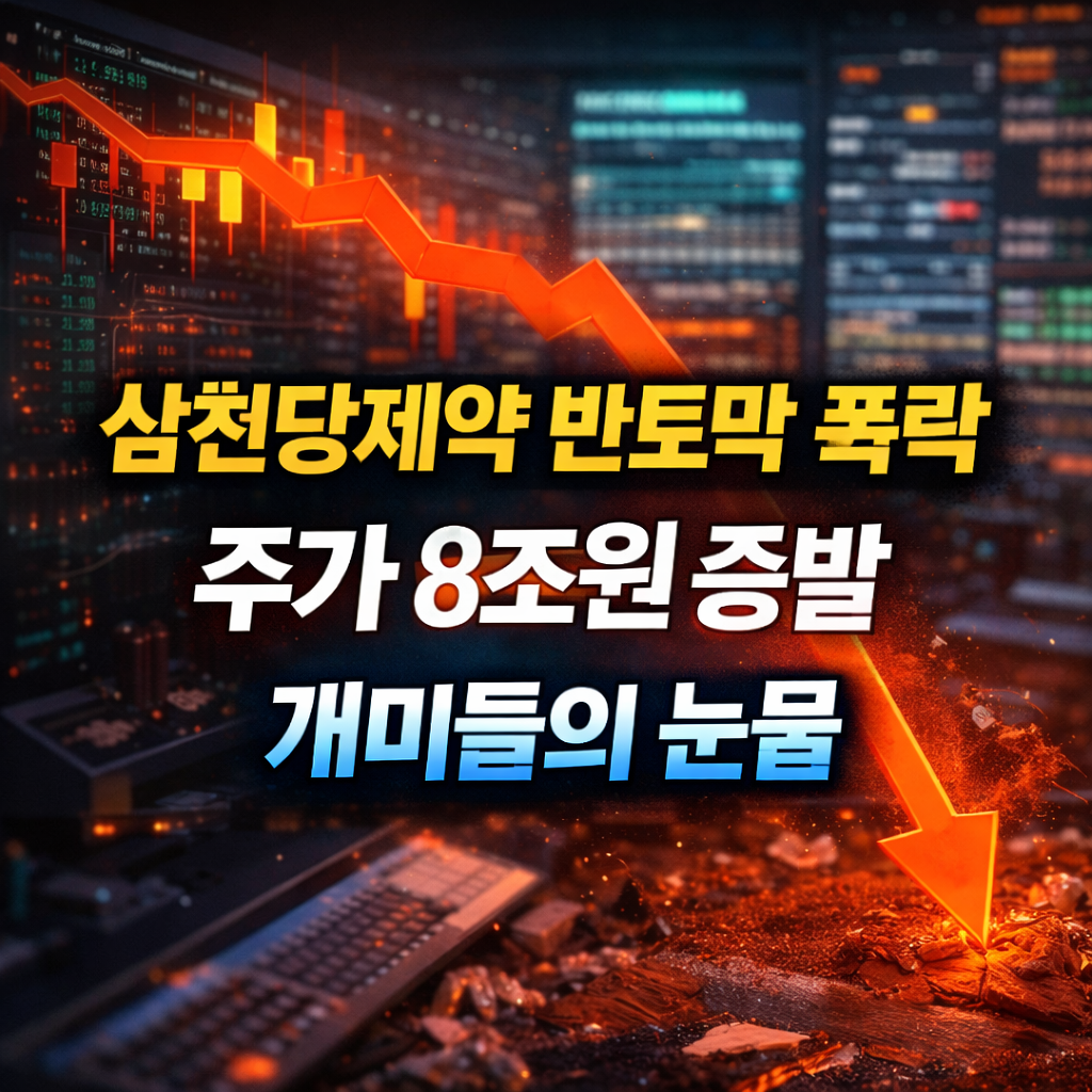 삼천당제약 주가 급락