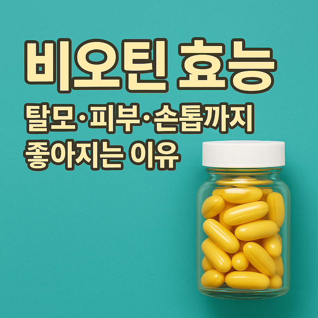 비오틴 효능 총정리