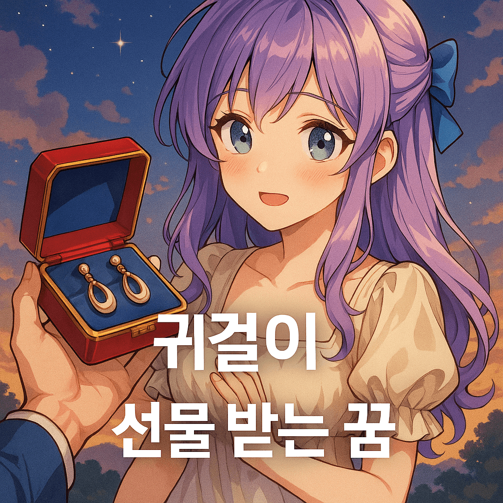 귀걸이 선물 받는 꿈 해몽