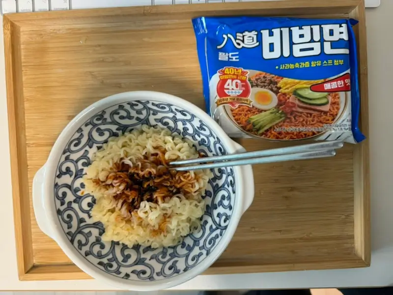 팔도 비빔면 사진