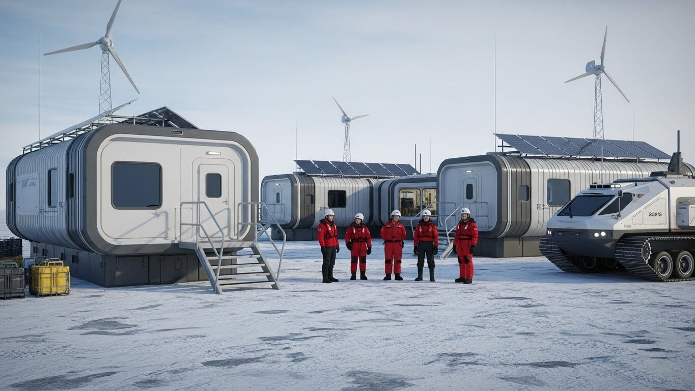 포스트코로나 남극 기지 관련 사진