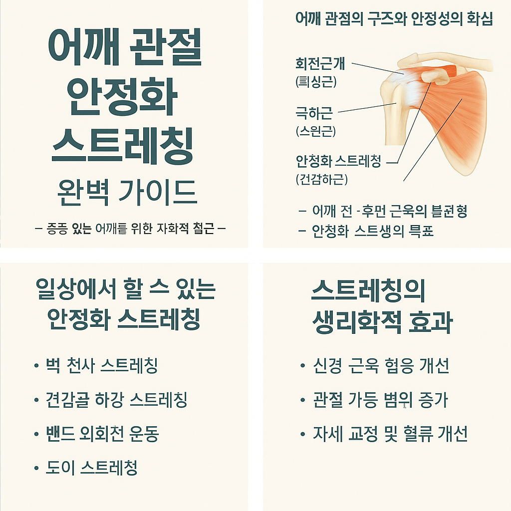 어깨 관절 안정화 스트레칭 완벽 가이드