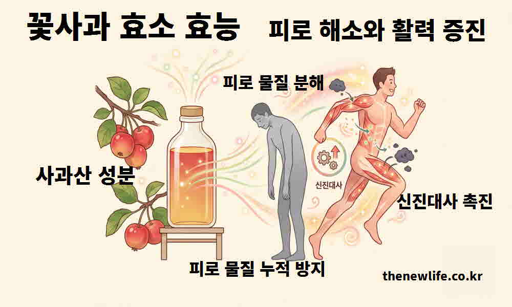 꽃사과 효소 효능 피로 해소 활력 증진