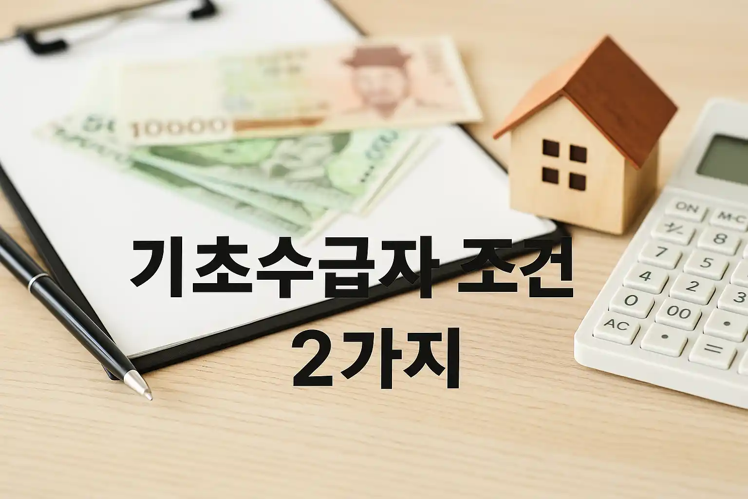 기초수급자-신청서류-계산기