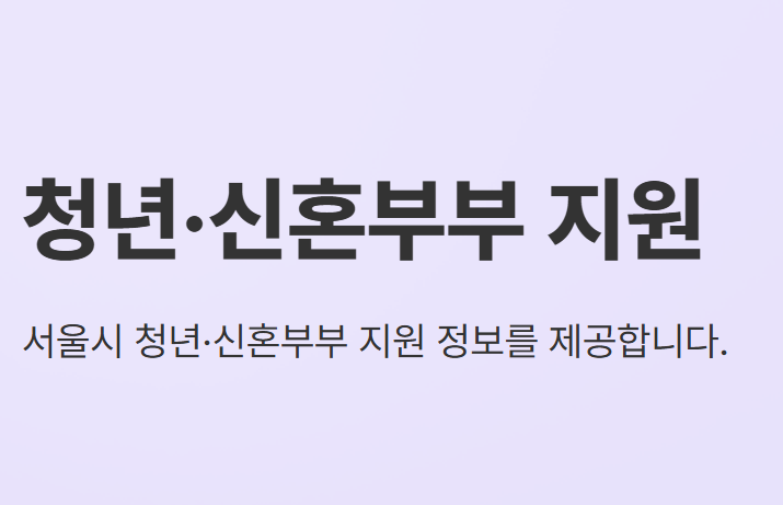 서울시 청년월세지원 신청기간 방법 지급일 2025