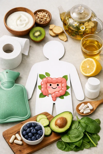 소화에 부담 없는 식단 이미지