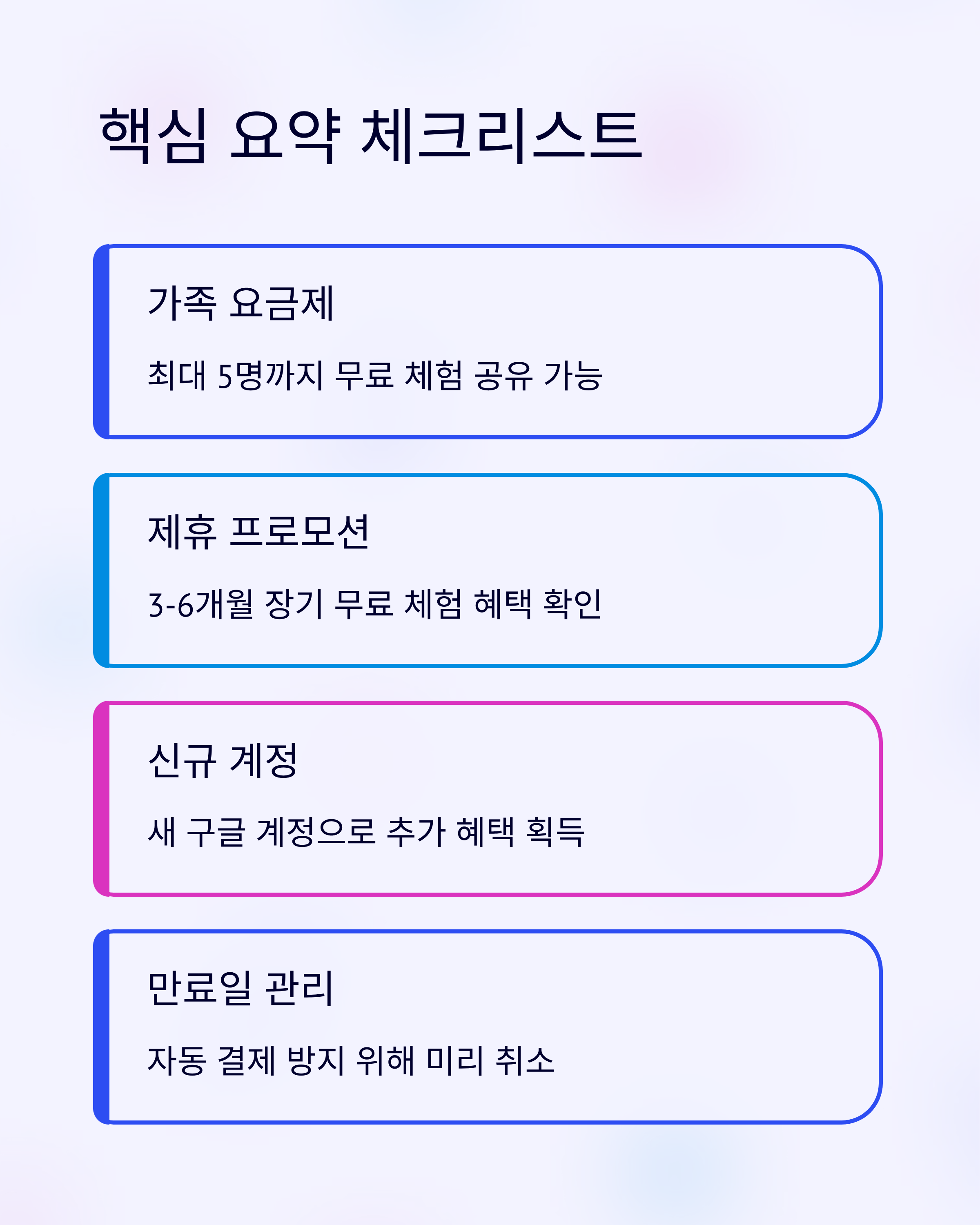 핵심 요약 체크리스트