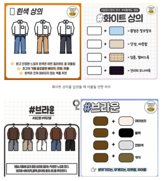 옷색깔 조합표