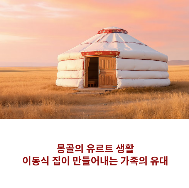 몽골의 유르트 생활, 이동식 집이 만들어내는 가족의 유대