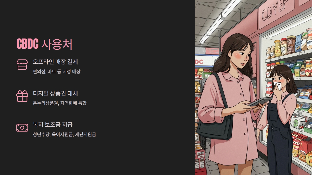 CBDC (중앙은행 디지털화폐) 2025년 실사용