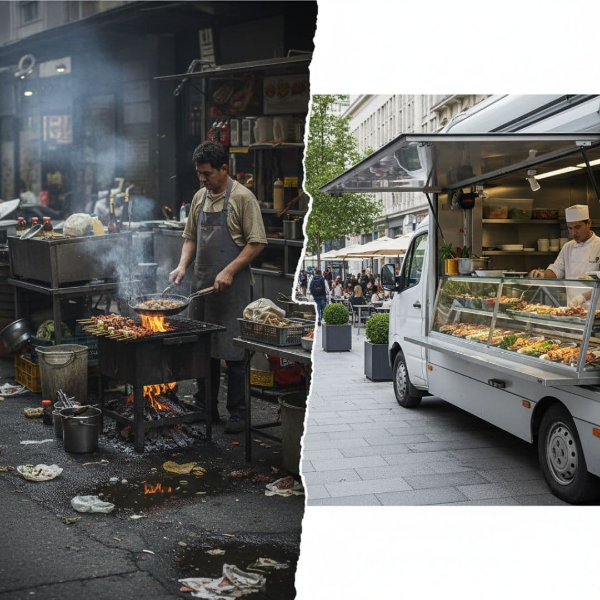 길거리 음식에서 청결과 안전, 선택 기준을 알어 봅니다.