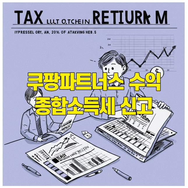 쿠팡파트너스 수익 종합소득세 세금신고 방법