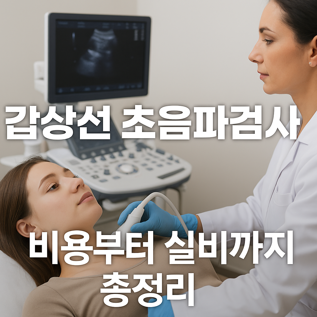 갑상선 초음파 검사 총정리