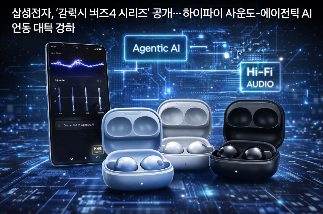 갤럭시 버즈4, 하이파이 사운드에 AI 연동으로 달라진 3가지