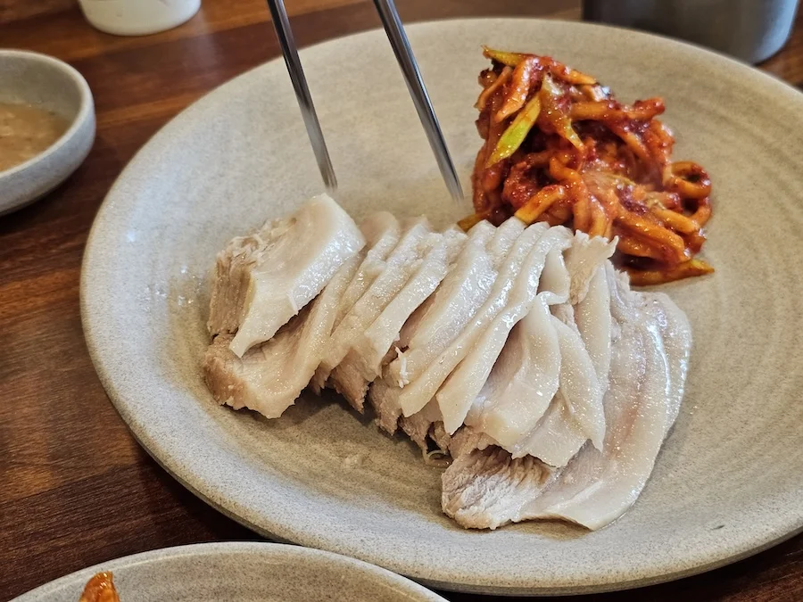 영종도 칼국수 보쌈 맛집 조은전골칼국수