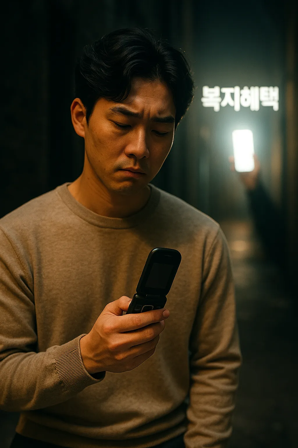 복지폰 처음 접한 무직자