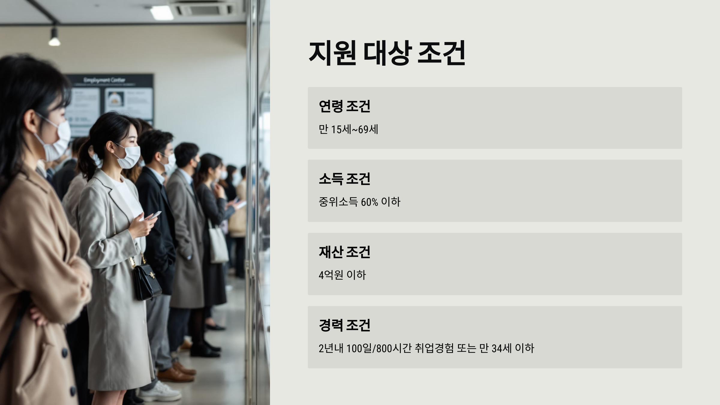 1유형 지원 대상 조건을 보고 있는 사람들