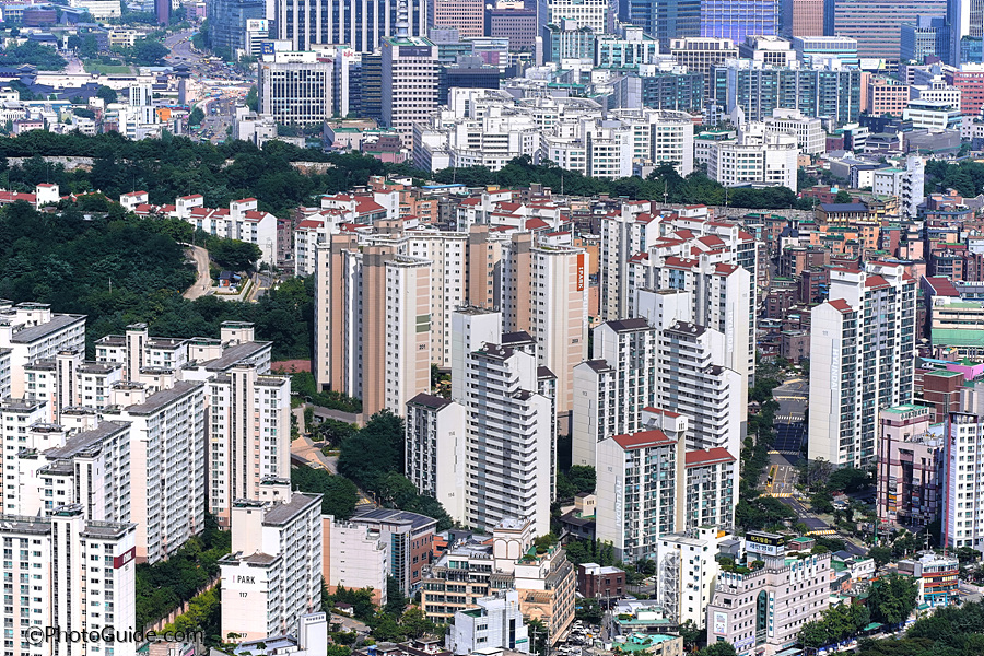 서울시내전경,서울아파트고층빌딩풍경-PhotoGuide.com