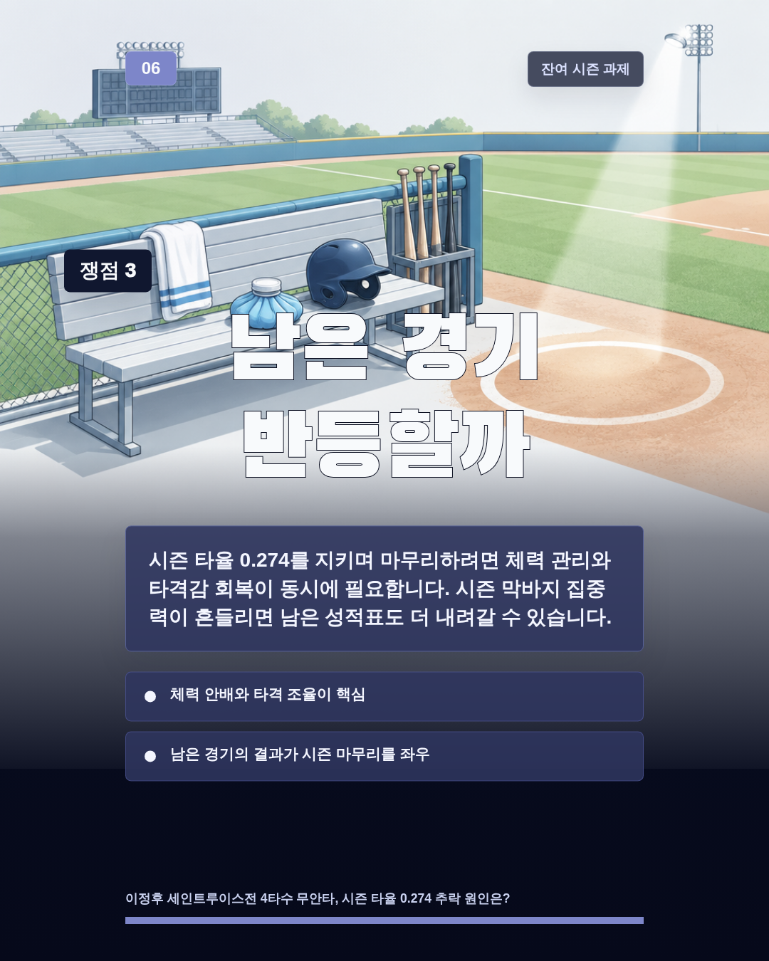 남은 경기 반등할까