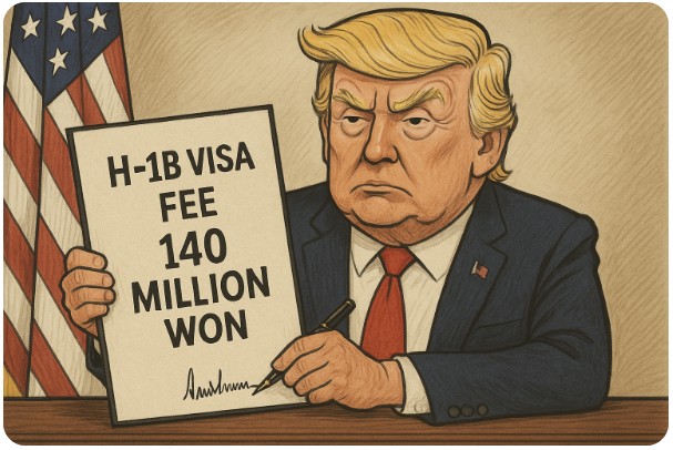 비자 수수료 사진