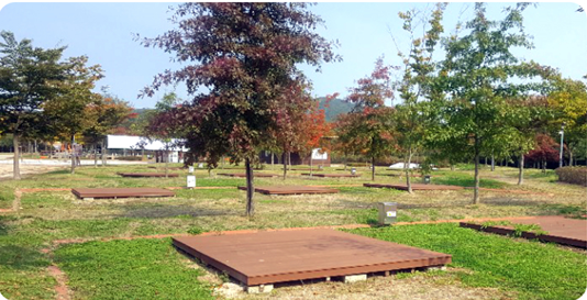 자가텐트 이미지
출처: 인천대공원 캠핑장 홈페이지