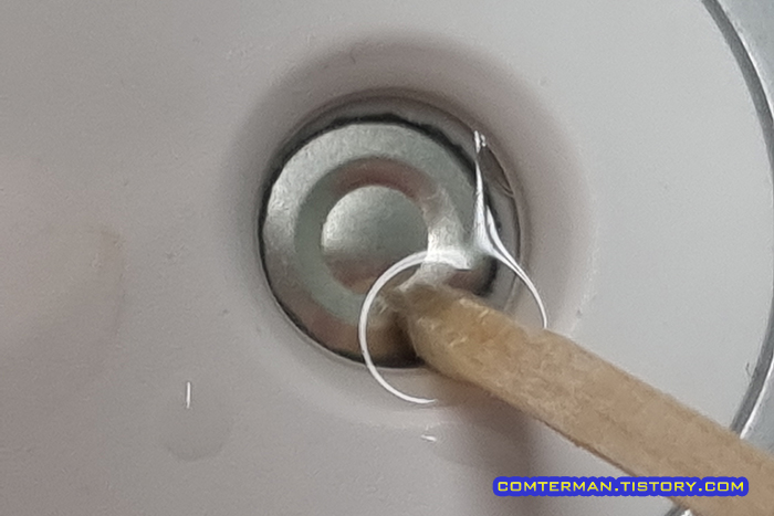 미니 가습기 진동자 청소 후