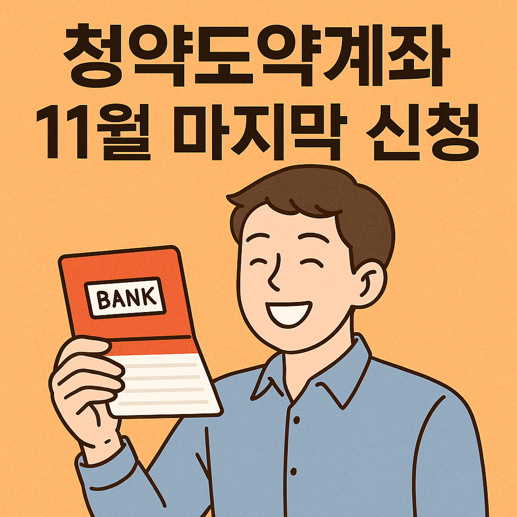 청약도약계좌 11월