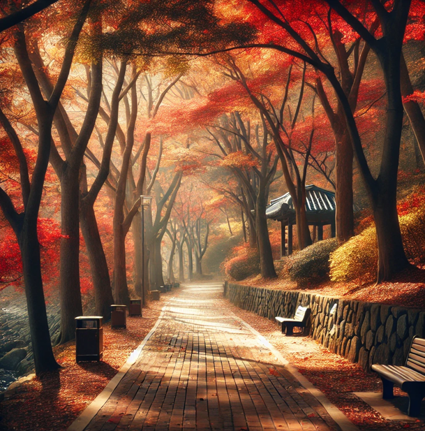 혼자 떠나기 좋은 가을 산책길 사진