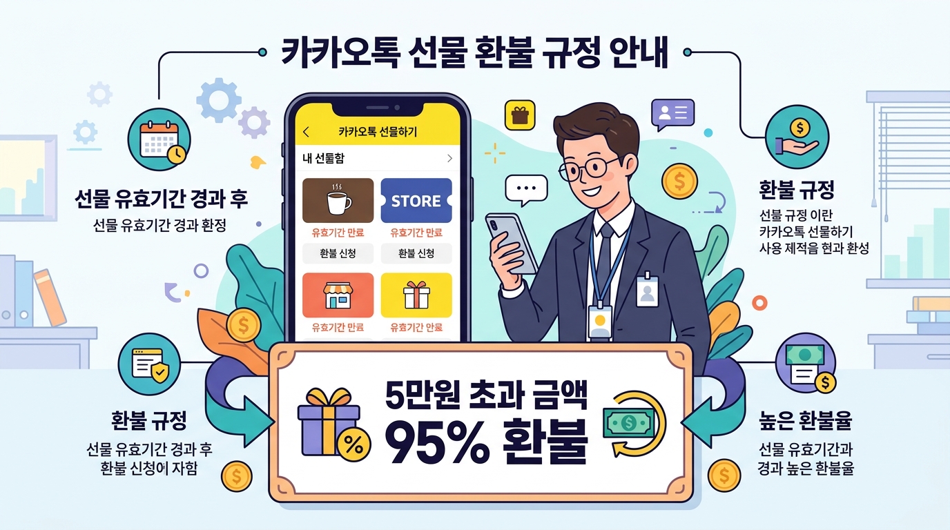 카카오톡 기프티콘 환불 규정안내