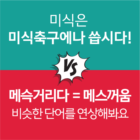 미식은 비표준어