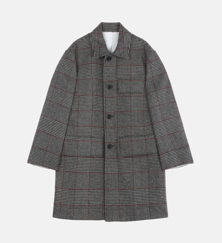 [드라마 패션] 화려한 날들 42회 윤현민(박성재) 체크 코트 정보 ❘ 캘빈클라인(Calvin Klein)