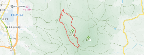 늦재-옛길2번 코스 (전체적인 윤곽을 살 필 수 있는 코스)