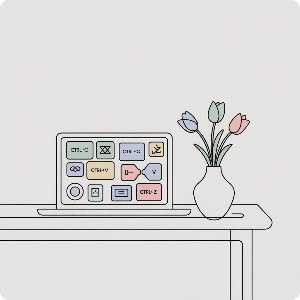 노트북 화면 분할 단축키 이미지