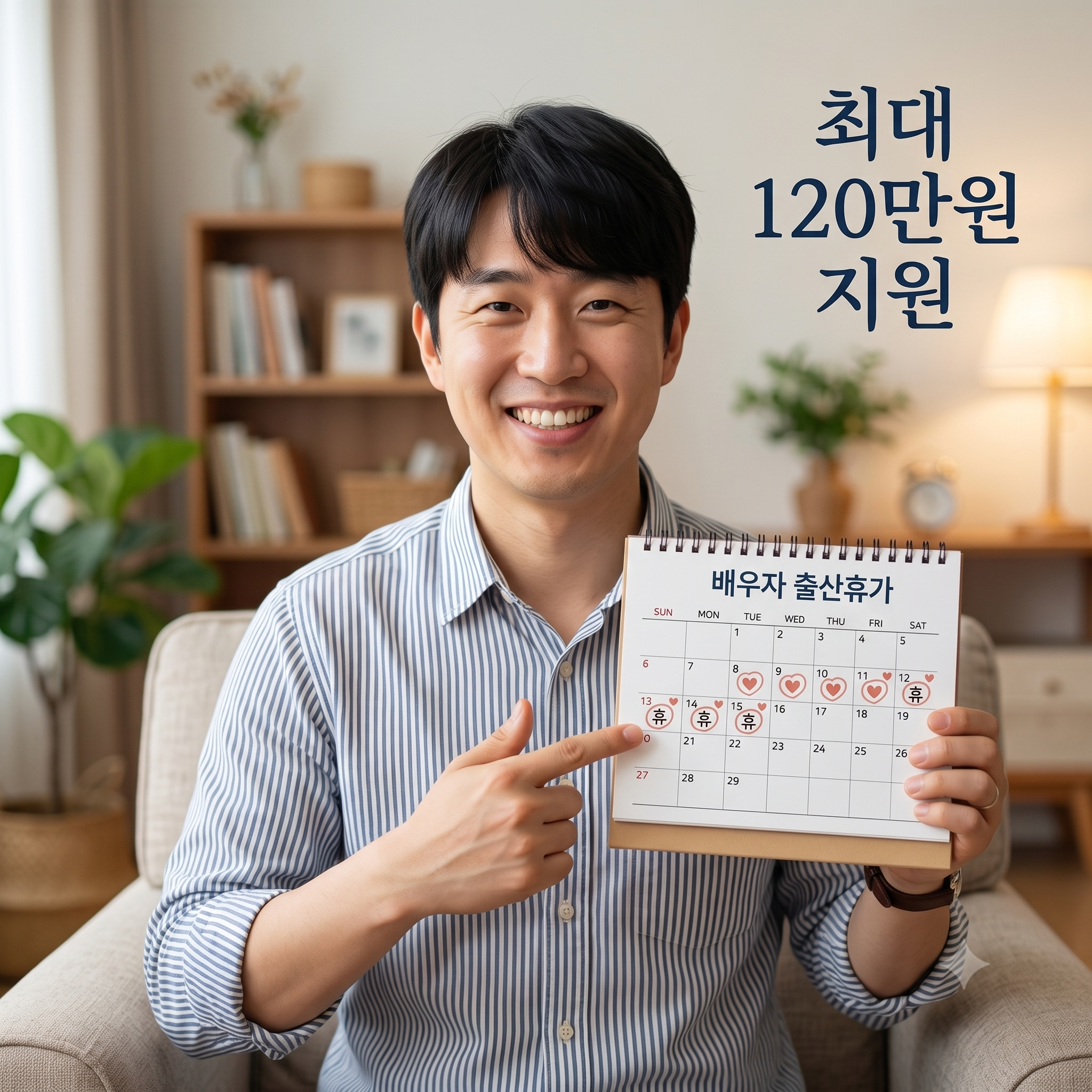 "소상공인 아빠도 출산지원금 120만원 받으세요!" - 2026 자영업자 배우자 출산휴가급여 핵심 정리 (자격조건, 금액, 신청방법, 필요서류 등)