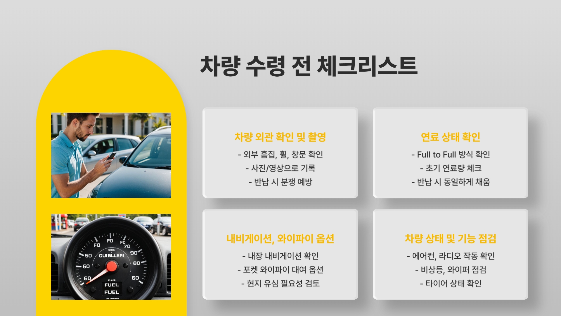 처음 해보는 해외 렌터카, 이 글 하나로 끝낸다 대여부터 반납까지 A to Z