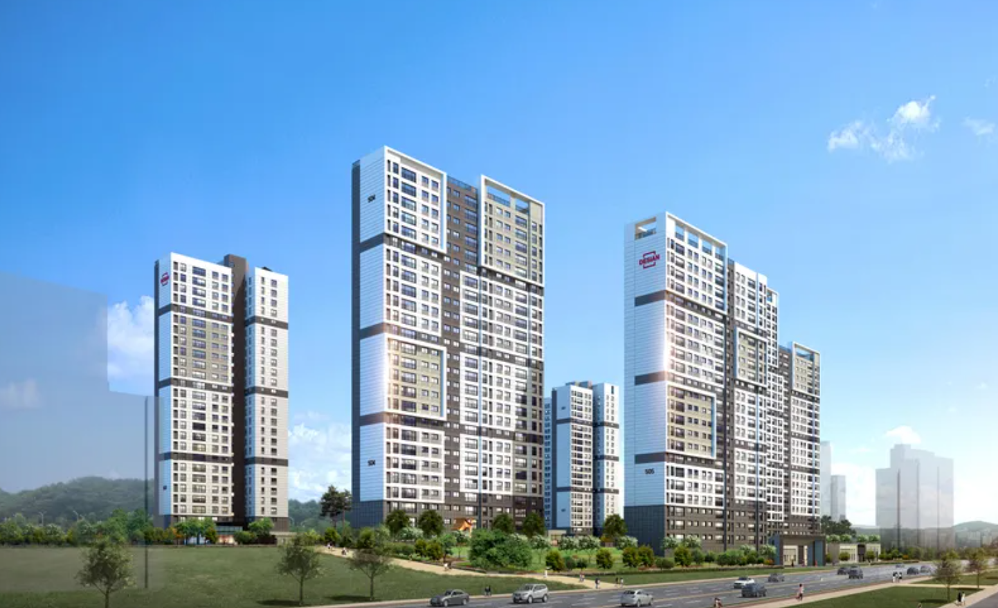 과천 르센토 데시앙 조감도