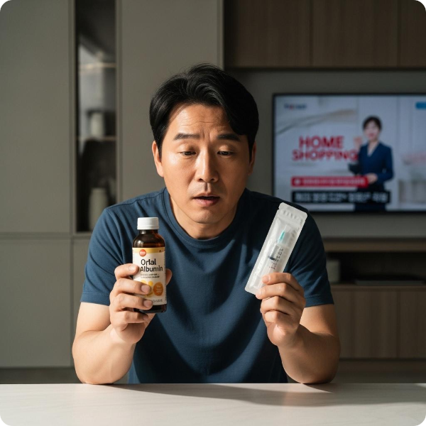 먹는 알부민 소화 분해 과정 설명