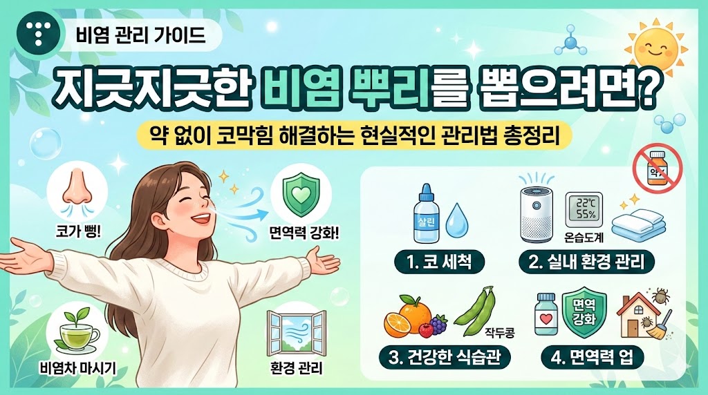 비염 뿌리를 뽑으려면