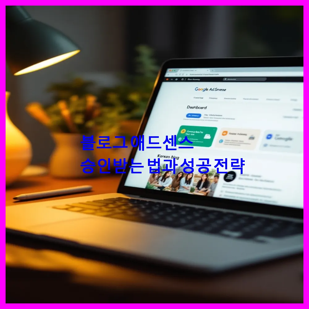 블로그 애드센스 승인받는 법과 성공 전략