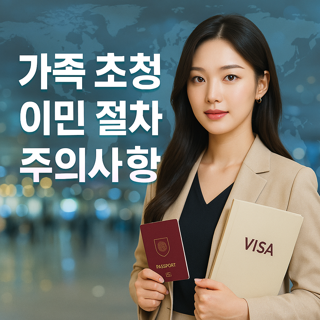 가족 초청 이민 절차와 주의사항 가이드