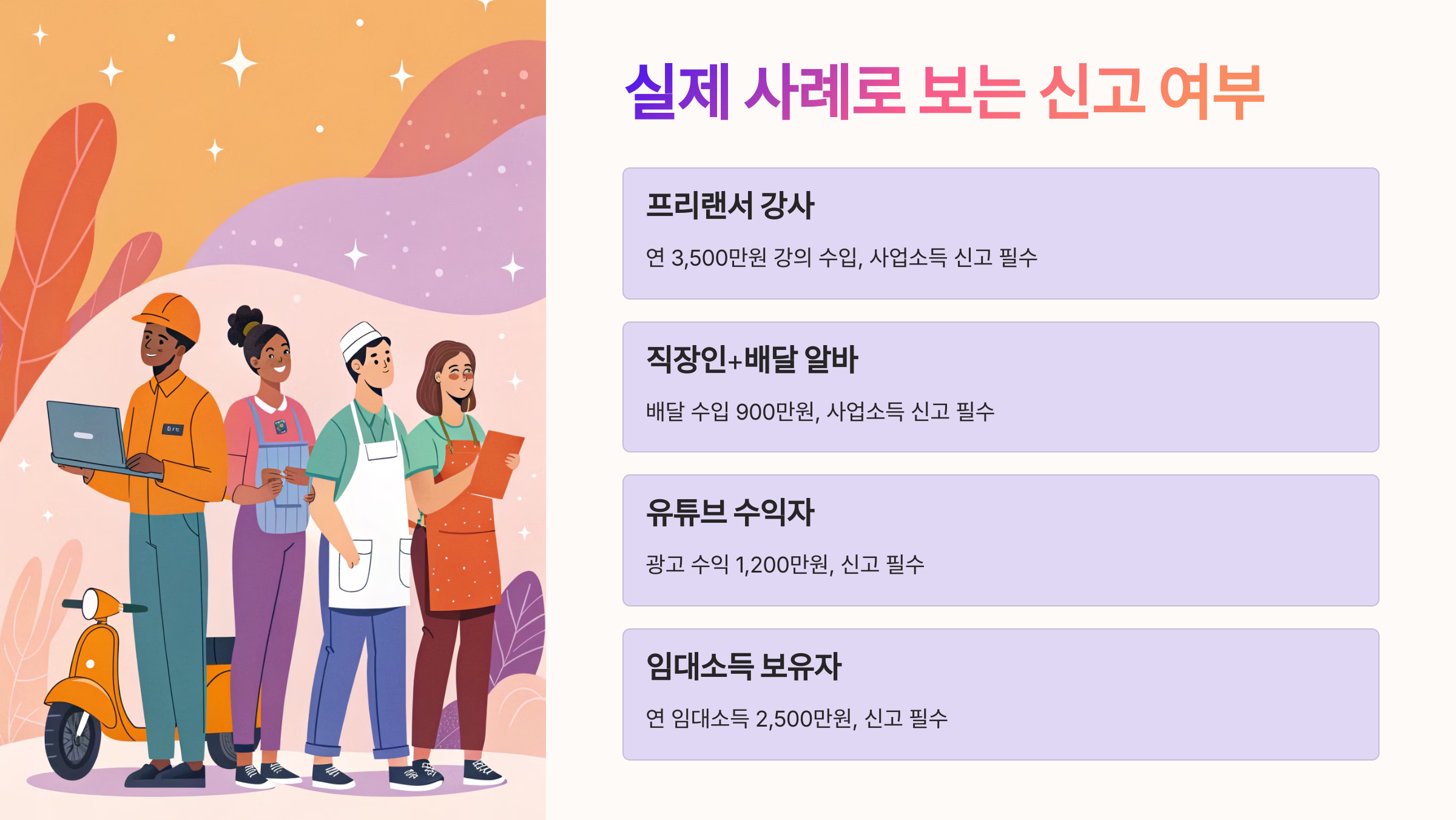 📚 실제 사례로 보는 신고 여부 판단