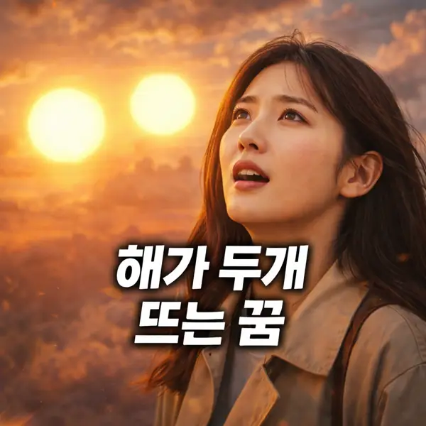 해가 두개 뜨는 꿈