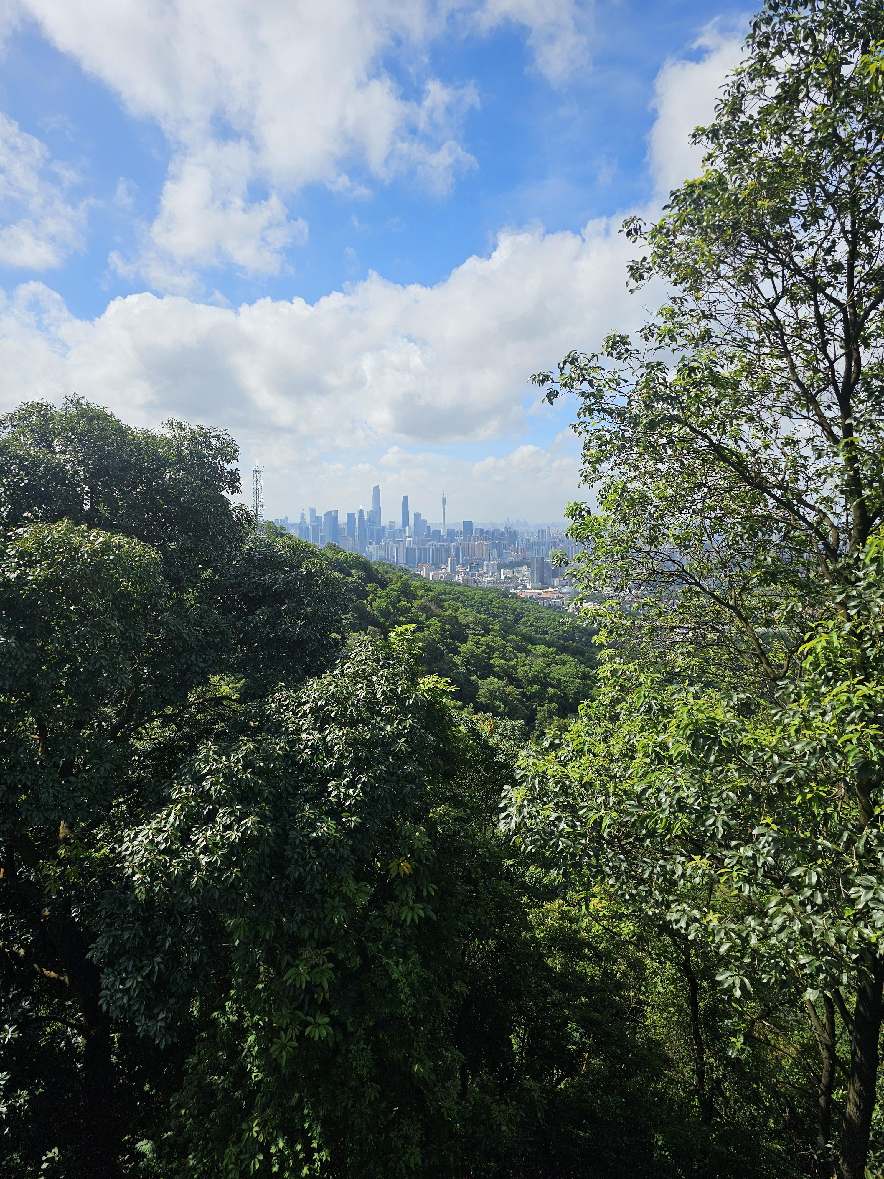 광저우 바이윈산 풍경모습