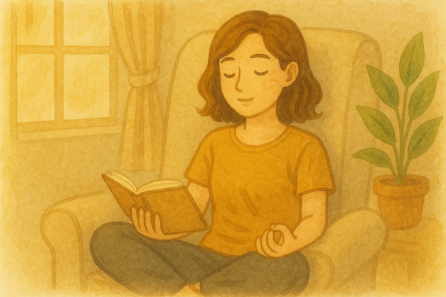 편안한 독서와 명상 시간