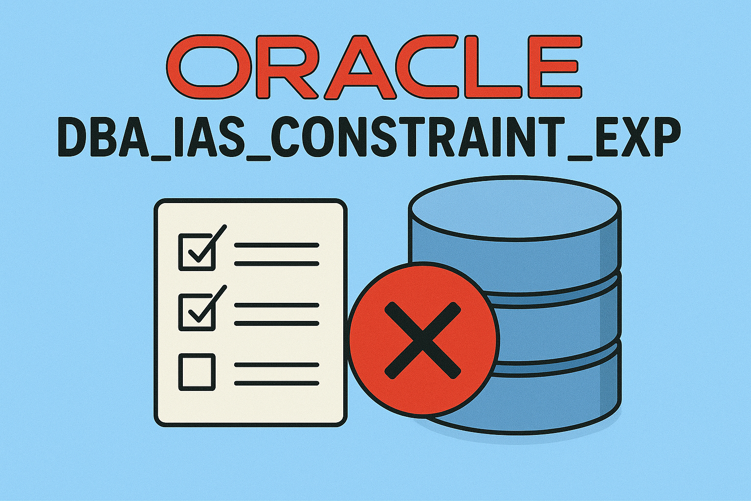 DBA_IAS_CONSTRAINT_EXP