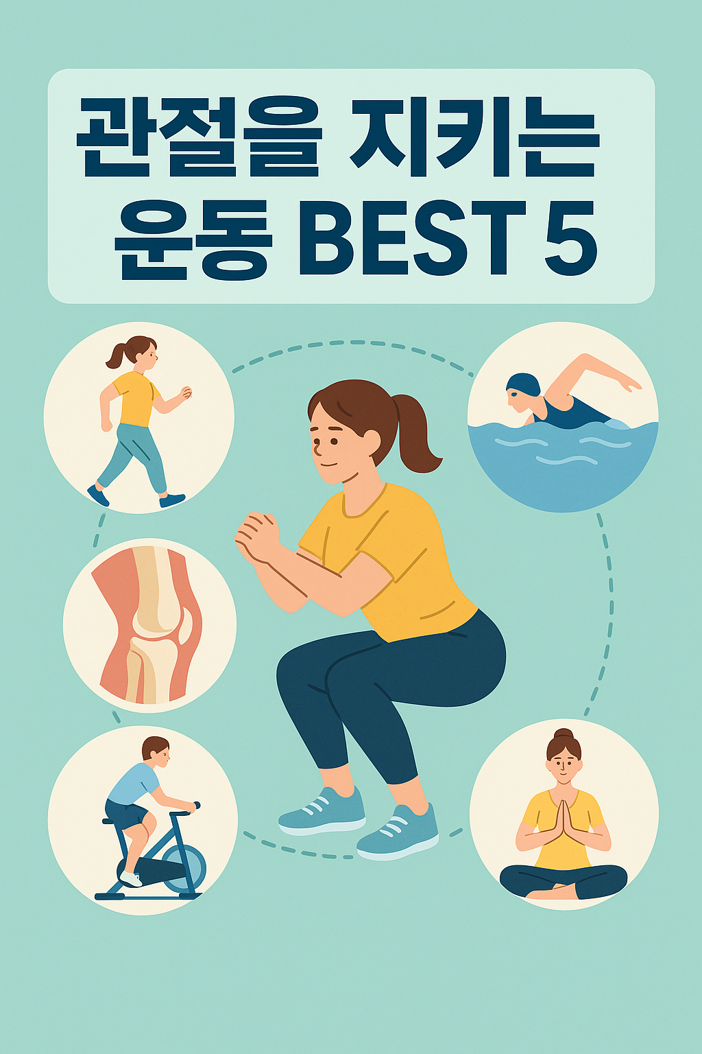 관절을 지키는 운동 BEST 5