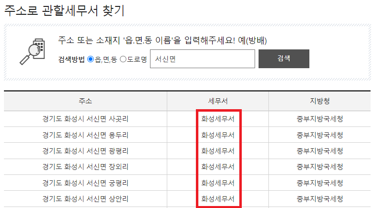 세무서-길찾기