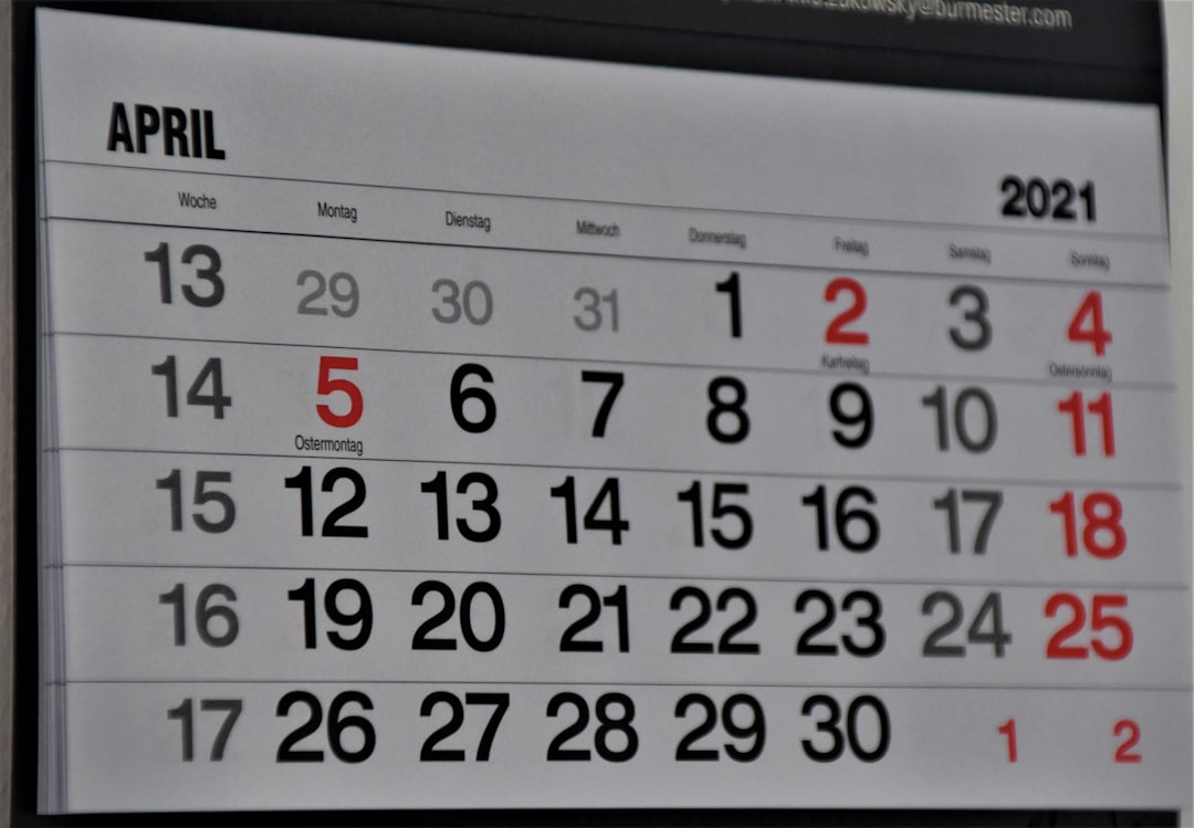 Match schedule.