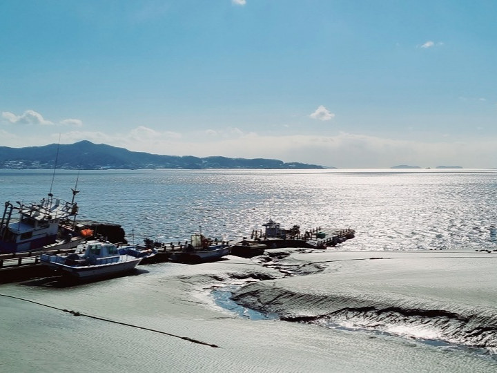 인천 강화도, 석모도 겨울 바다 설경 (민머루 해수욕장, 동막해수욕장)과 해넘이 풍경 (건평항)